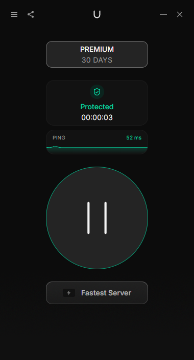 Connection in less|than 1 second.